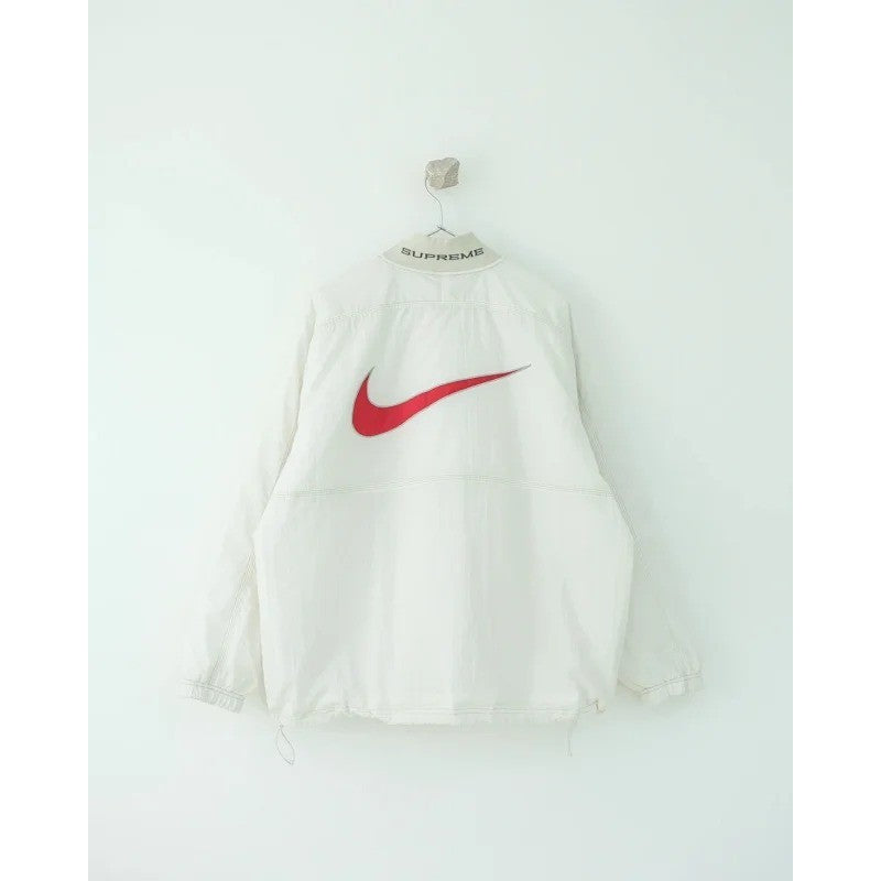Supreme x Nike Ripstop Pullover Windbreaker - White - SS24