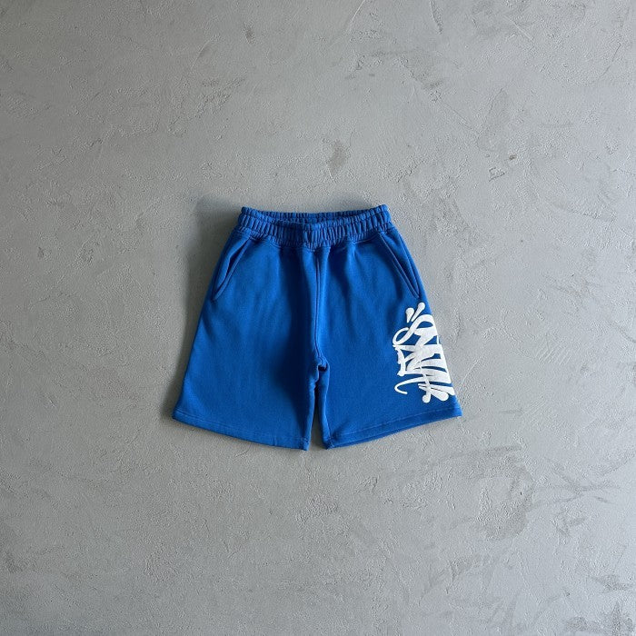 Syna World Syna Logo T-shirt & Short Set/ Suit - Blue