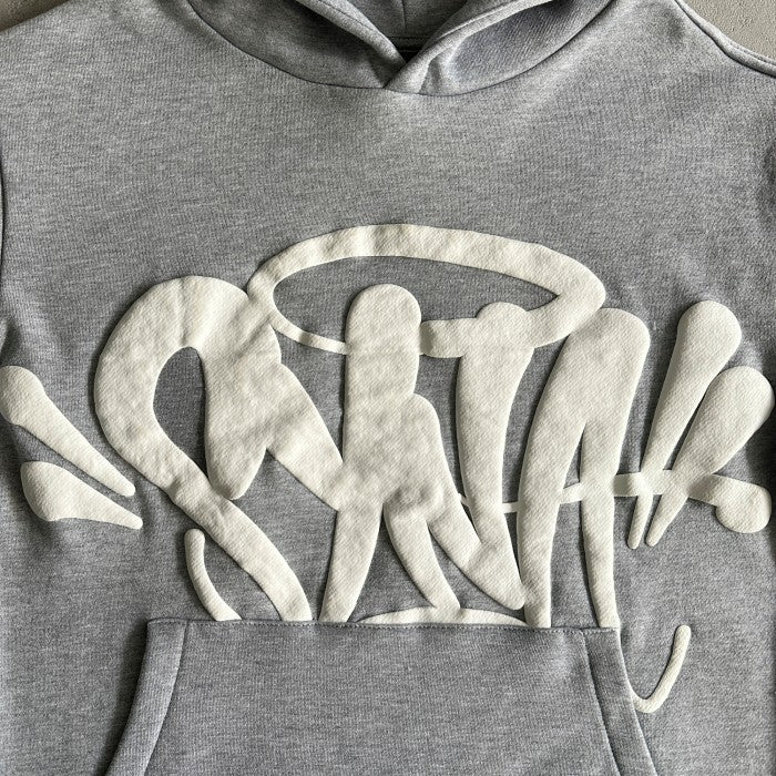 Syna World Team Syna Tracksuit - Hoodie & Pants Set - Marl Grey/White