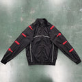 Trapstar Irongate 2.0 Shellsuit - Track Jacket & Pants - Black/Red
