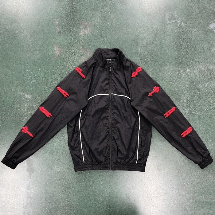 Trapstar Irongate 2.0 Shellsuit - Track Jacket & Pants - Black/Red