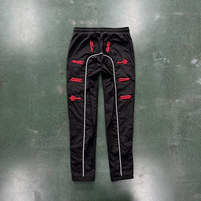 Trapstar Irongate 2.0 Shellsuit - Track Jacket & Pants - Black/Red