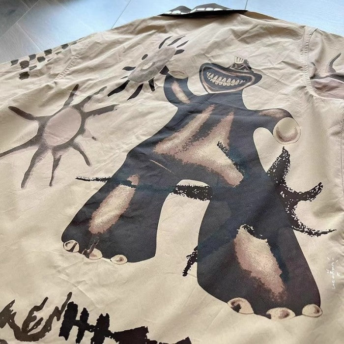 Travis Scott Painter's Button Up Shirt - Tan - SS22