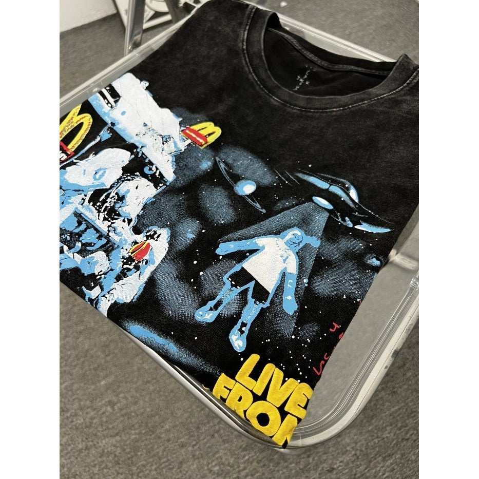 Travis Scott x McDonald's Live From Utopia T-Shirt
