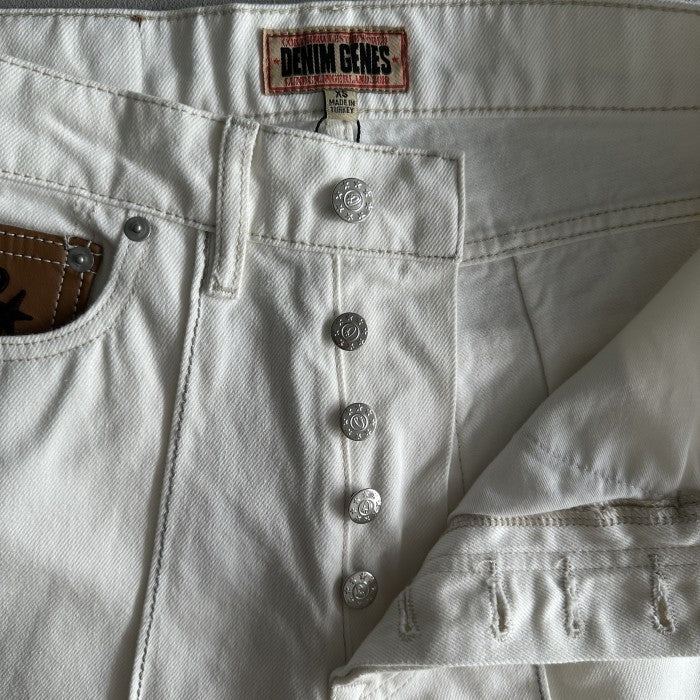 Corteiz C-Star Denim Jorts - Natural