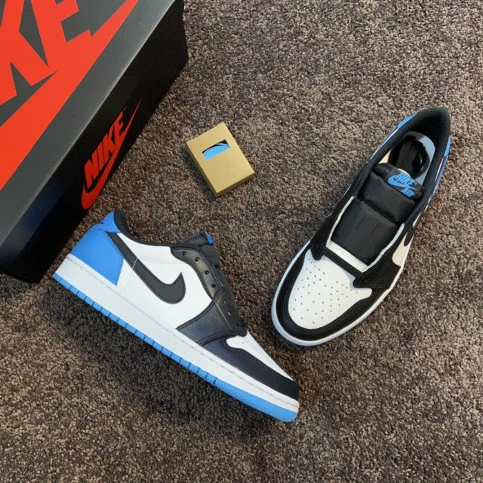Air Jordan 1 Retro Low OG Black Dark Powder Blue
