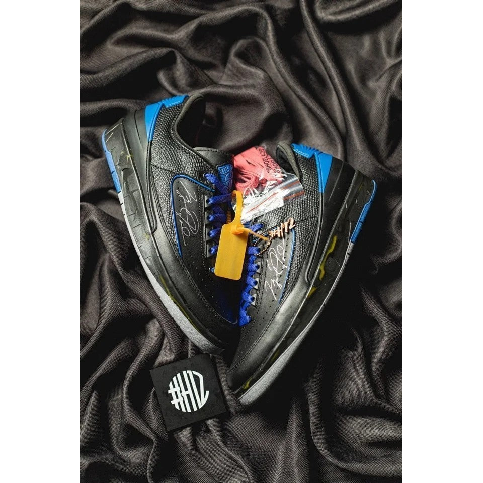 Air Jordan 2 Retro Low SP Off-White Black Blue