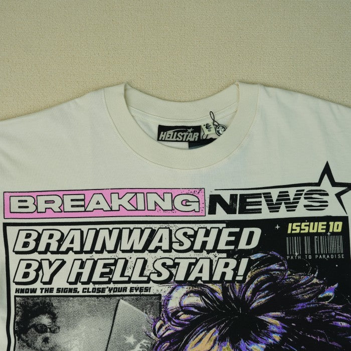 Hellstar Breaking News T-Shirt - White