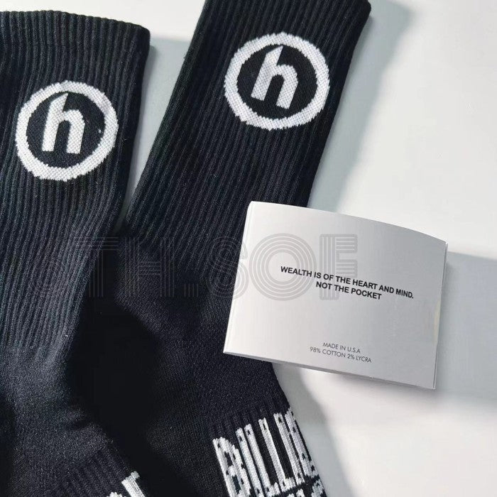 Hidden NY x Billionaire Boys Club Socks Black/White - FW20