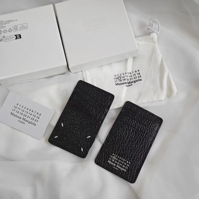 MAISON MARGIELA - Four Stitch-print leather card holder