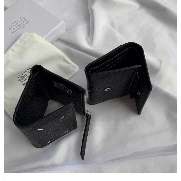 MAISON MARGIELA - Tri-fold leather wallet