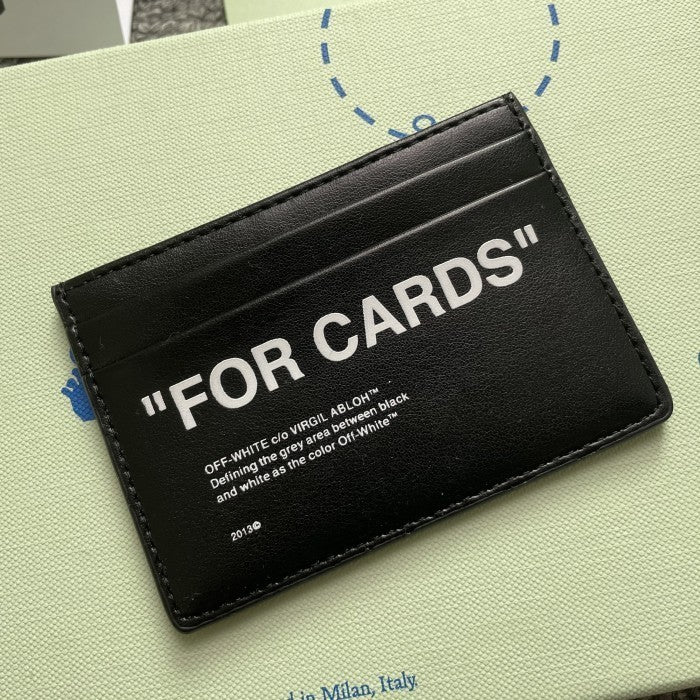 Off-White - 'For Cards' Card Holder/ Case/ Wallet (2 Slot)
