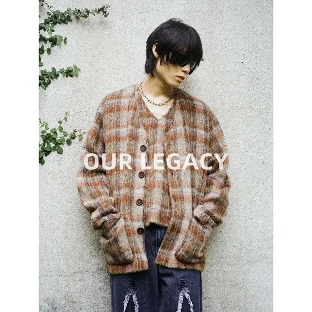 Our Legacy - Ament check Mohair Cardigan