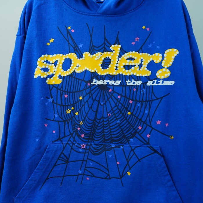 Sp5der 'TC Hoodie' - Blue