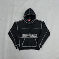 Supreme Coverstitch Hooded Sweatshirt / Hoodie - Black