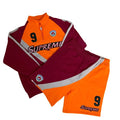 Supreme Equipe Half Zip - Sweatshirt/ Shorts/ Set - Dark Orange