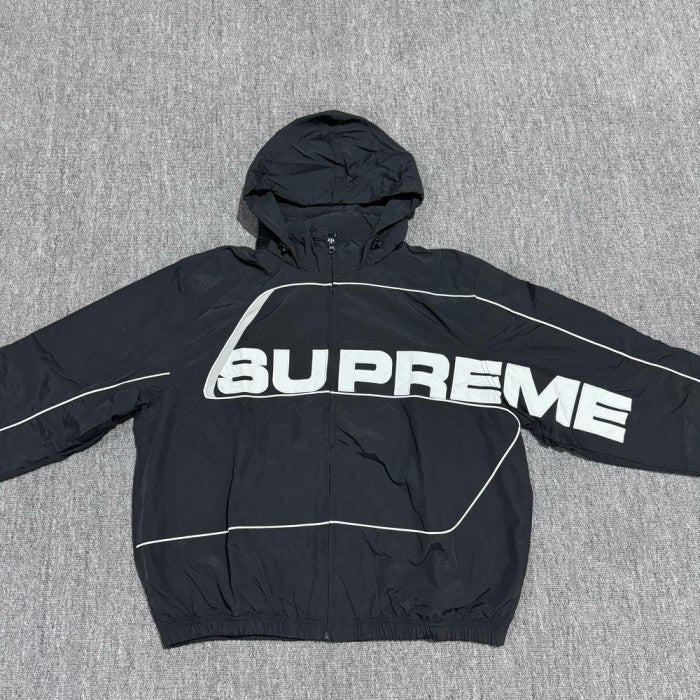 Supreme S Paneled Tracksuit - Jacket & Pants - Black