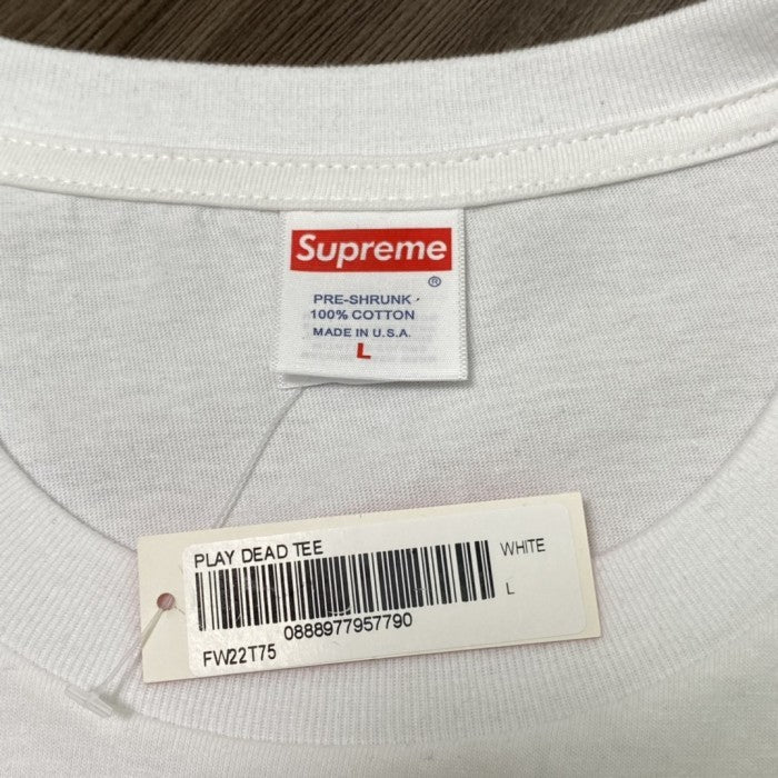 Supreme “Play Dead” Tee - White