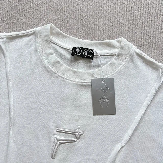THUG CLUB X FILA - Stitch Logo White T-shirts