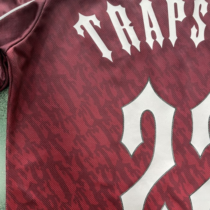 Trapstar Football Jersey - Monogram Gradient Red