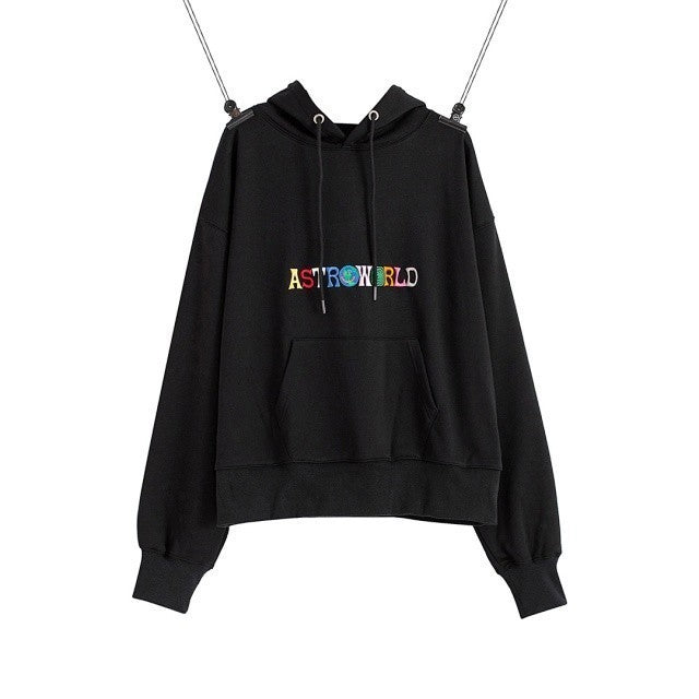 Travis Scott Astroworld Logo Hoodie Black - FW18