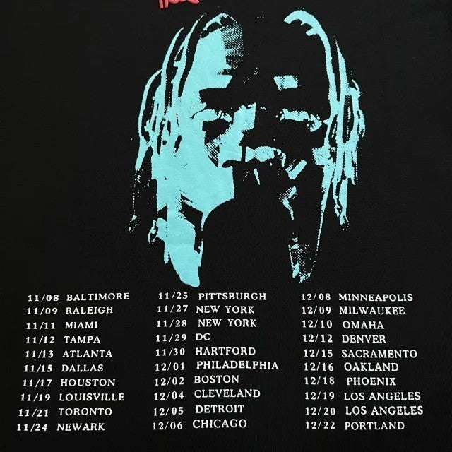 Travis Scott Astroworld Tour Tee Black
