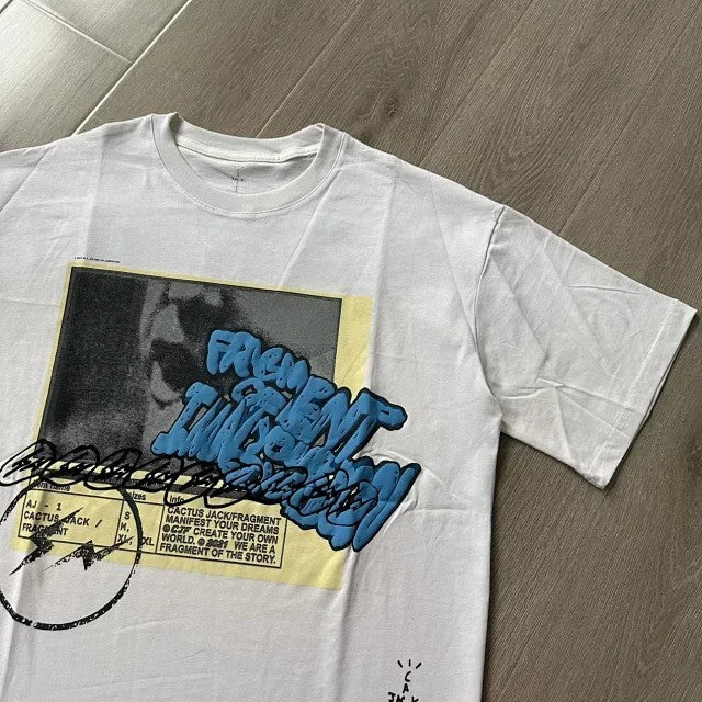 Travis Scott Cactus Jack For Fragment Manifest T-shirt