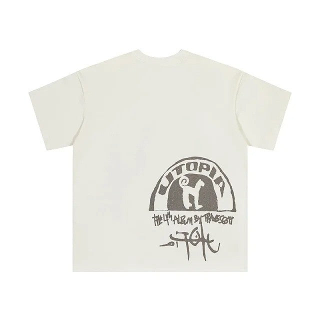 Travis Scott Utopia C3 Tee White