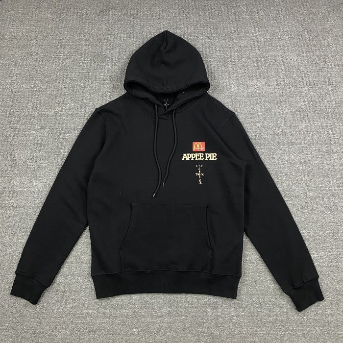 Travis Scott x McDonald's Apple Pie Hoodie Washed Black