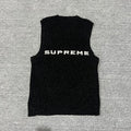 Supreme Chenille Sweater Vest 'Black'