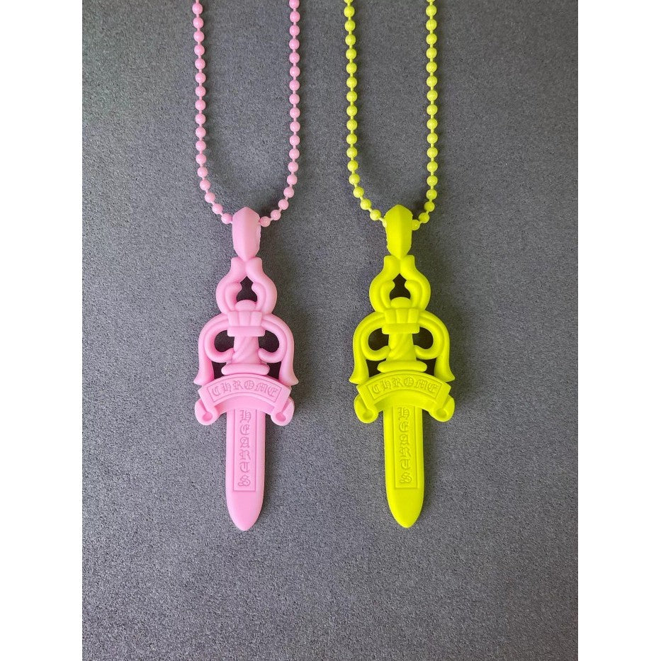 Silichrome Silicone Dagger Necklace - c.h.
