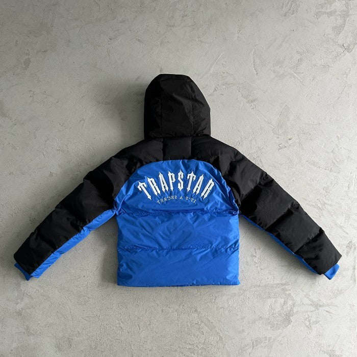 Trapstar Irongate Arch Puffer Jacket (FW23) - Blue/Black