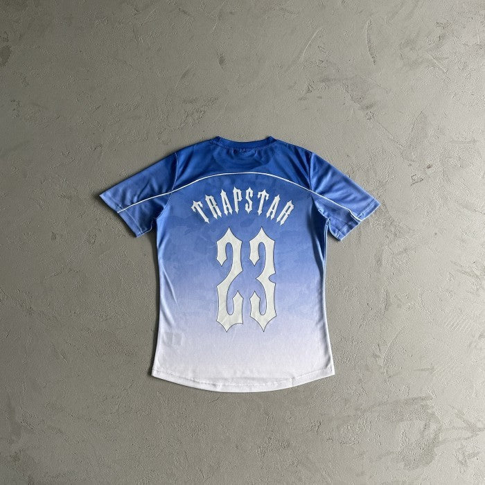 Trapstar Irongate Football Jersey - Camouflage Gradient Blue