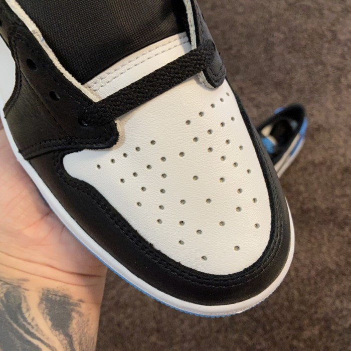 Air Jordan 1 Retro Low OG Black Dark Powder Blue