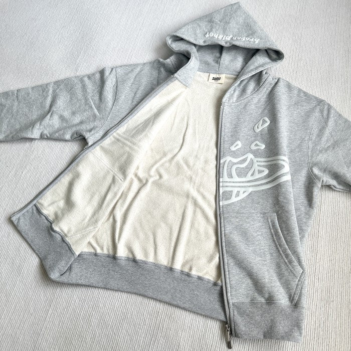 Broken Planet Zip-Up - Hoodie Sweatpants Set - Heather Gray