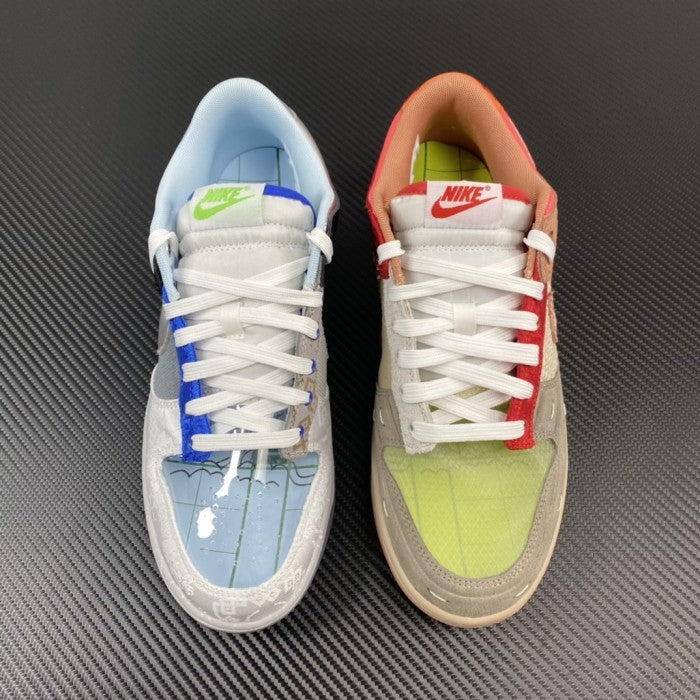 CLOT x Nike Dunk Low SP With Trading Card 'What The'