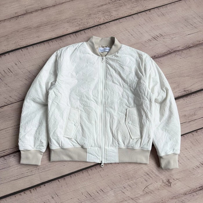 DRies Van Noten Backzip AW14 White Bomber Jacket