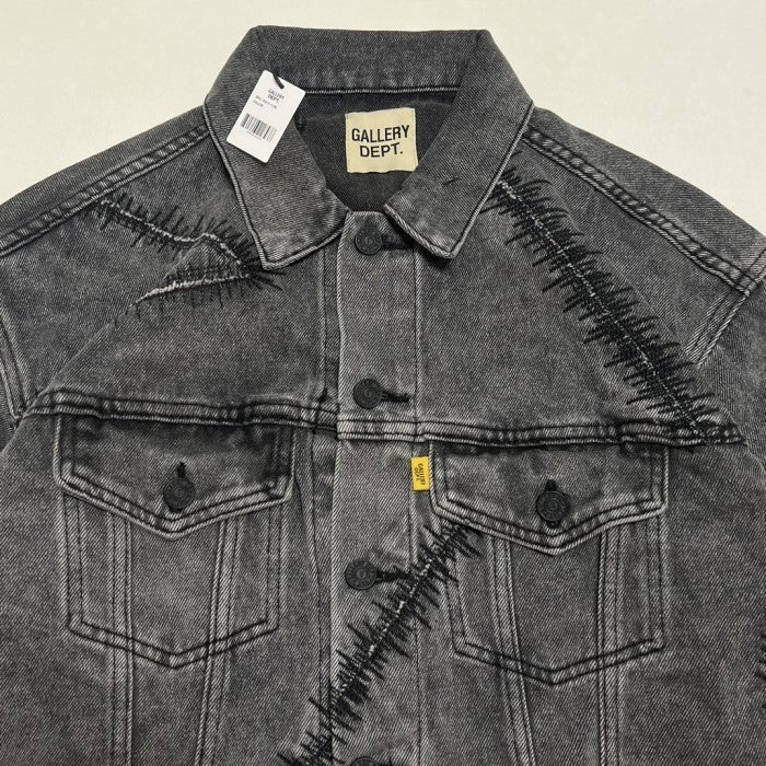 Gallery Dept. Scar Andy Denim Jacket - charcoal