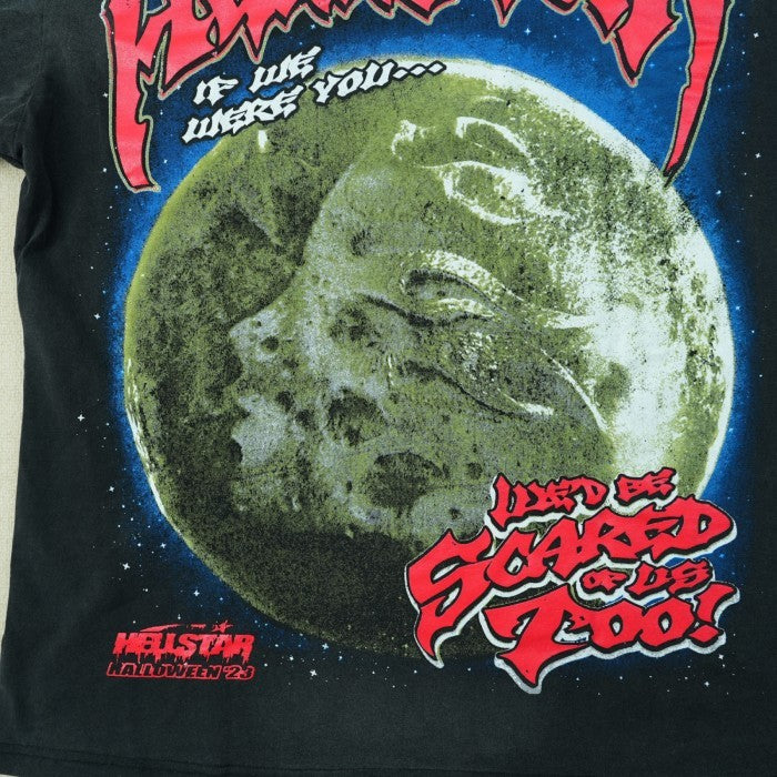Hellstar Full Moon T-Shirt - Black