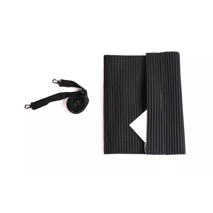 Issey Miyake Homme Plisse Black Small Pleated Flat Bag