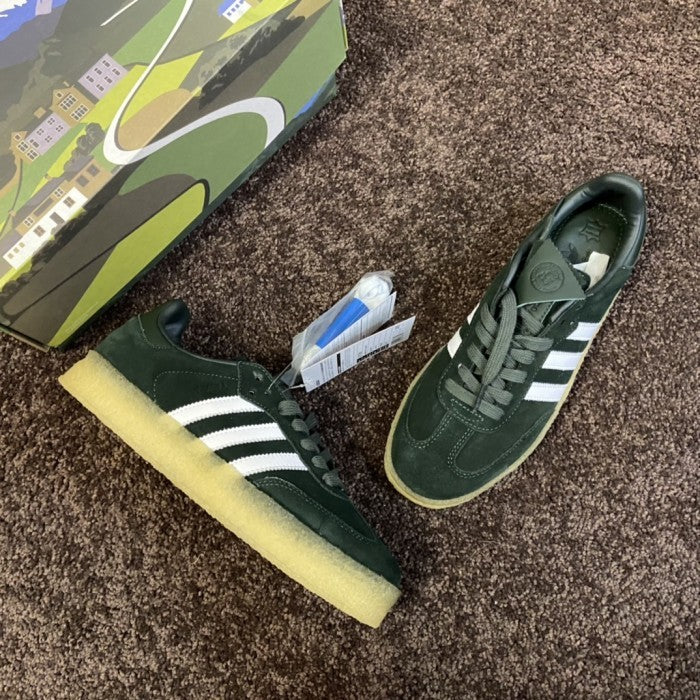 KITH Ronnie Fieg × Clarks × adidas Originals 8th Street Samba Shadow Green