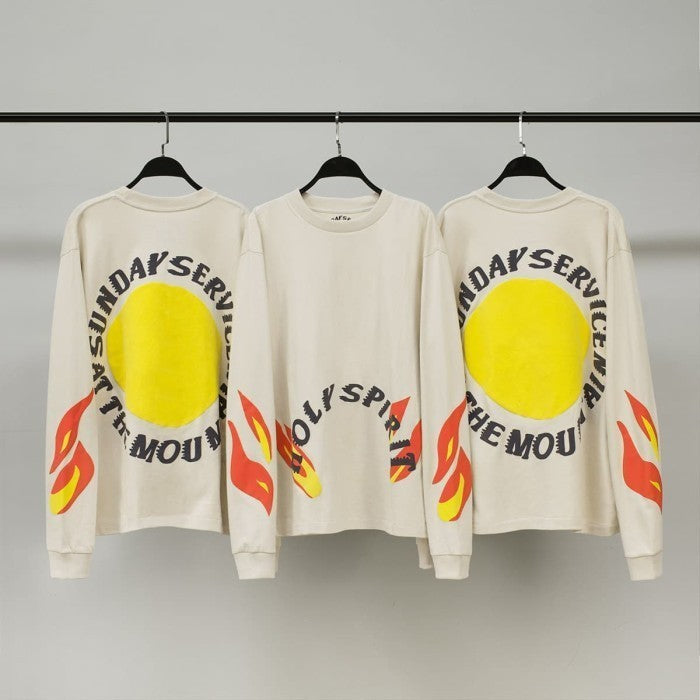 Kanye West Holy Spirit Long Sleeve Tee Bone