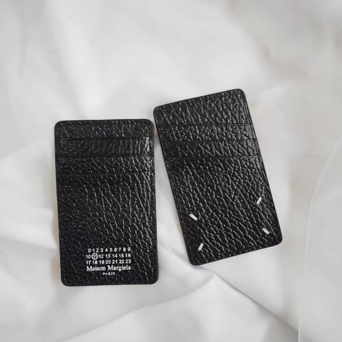 MAISON MARGIELA - Four Stitch-print leather card holder