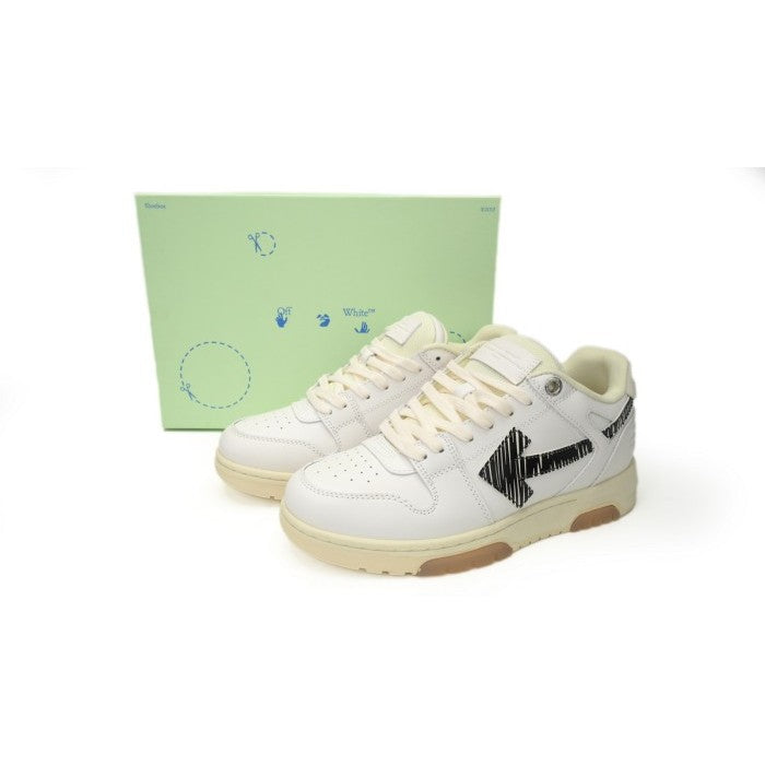 OFF-WHITE Out Of Office 'OOO' Low Tops Sneakers - White/ Black SS21
