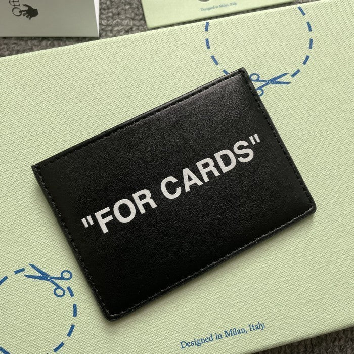 Off-White - 'For Cards' Card Holder/ Case/ Wallet (2 Slot)