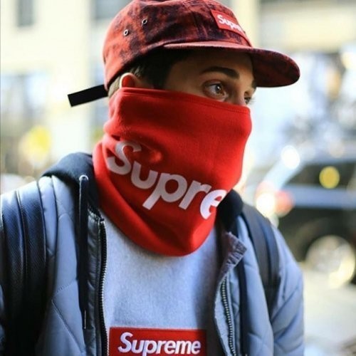 Supreme - Big Logo Fleece Neck Gaiter FW15