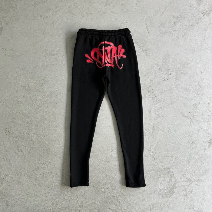 Syna World Logo Tracksuit - Black/ Red