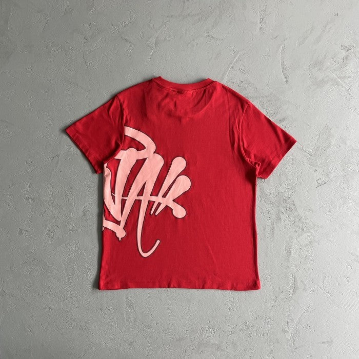 Syna World Syna Logo T-shirt & Short Set/ Suit - Red