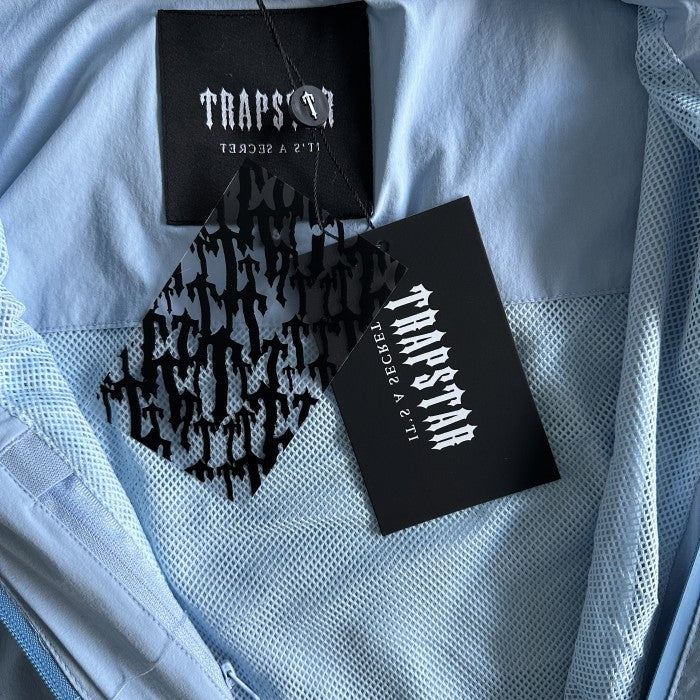Trapstar Decoded Windbreaker Jacket - Cashmere Blue