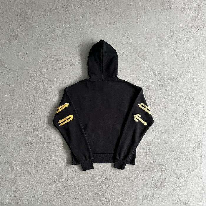 Trapstar Irongate Arch chenille 2.0 Tracksuit - Hoodie & Pants Set - Black/Yellow